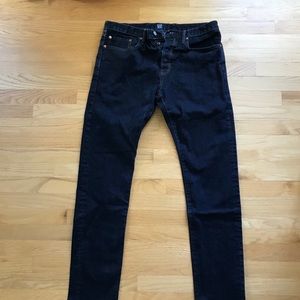 GAP 1969 Dark Denim Stretch Slim Jeans 36x34